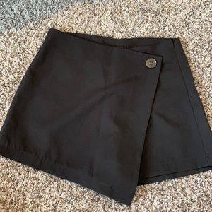 Black nasty gal skort